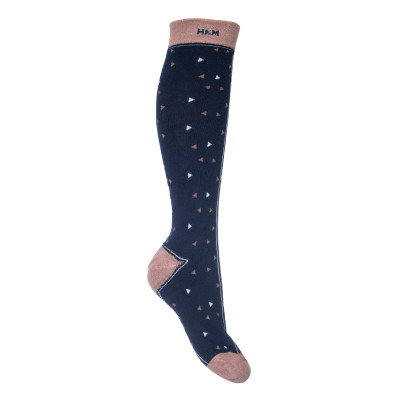 Chaussettes Minimal HKM Bleu marine / camel