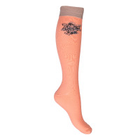 Chaussettes Savona Style HKM Taupe Marron