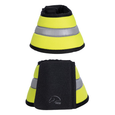 Cloches Reflective HKM Jaune fluo