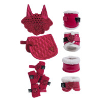 Set d'équitation Cuddle Pony HKM Rouge Set d'équitation Cuddle Pony HKM Rouge