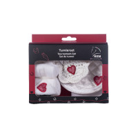 Set de compétition Cuddle Pony HKM Blanc / rouge