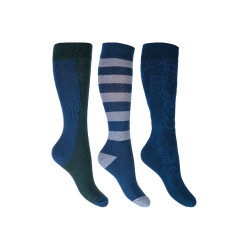 Chaussettes pour enfants Houston HKM lot de 3