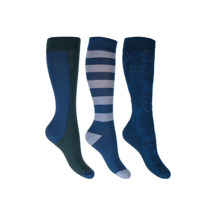 Chaussettes pour enfants Houston HKM lot de 3