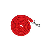 Longe Stars avec mousqueton HKM Rouge