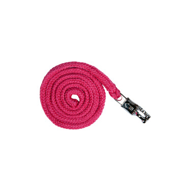 Longe Stars Softice avec mousqueton antipanique HKM Rose