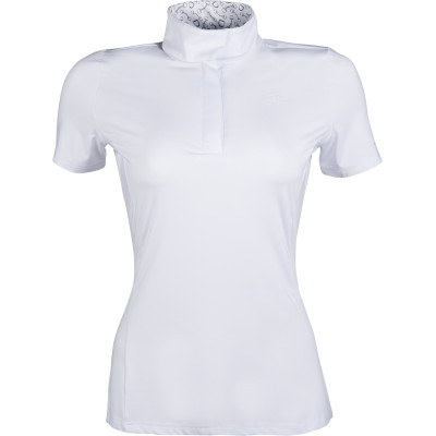 Polo de concours Hunter manches courtes HKM Blanc