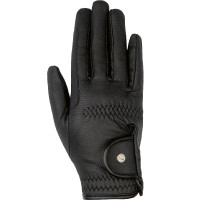 Gants Grip Style avec doublure en polaire HKM Noir