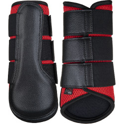 Guêtres Breath HKM Rouge / noir Guêtres Breath HKM Rouge / noir