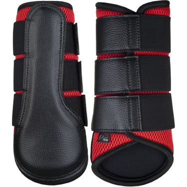 Guêtres Breath HKM Rouge / noir Guêtres Breath HKM Rouge / noir