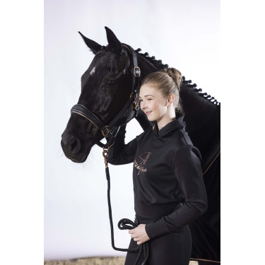 Longe Rosegold Glamour Style mousqueton antip. HKM Longe Rosegold Glamour Style mousqueton antip. HKM