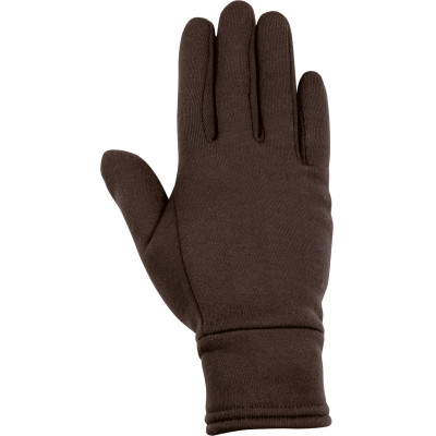 Gants Polar rembourré en polaire HKM Marron foncé