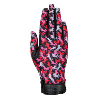 Gants enfants Emily HKM Noir / fuchsia