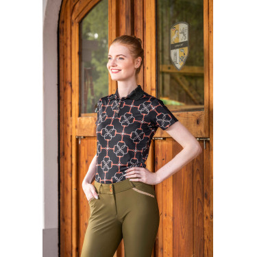 Polo Edinburgh HKM Noir Polo Edinburgh HKM Noir
