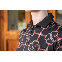 Polo Edinburgh HKM Noir Polo Edinburgh HKM Noir