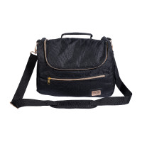 Sac de pansage Berry HKM Noir / or rose Sac de pansage Berry HKM Noir / or rose