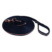 Longe de travail Rosegold Glamour Style HKM Marine / or rose Bleu Longe de travail Rosegold Glamour Style HKM Marine / or rose Bleu