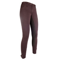 Pantalon Basic Belmtex Grip fond 3/4 HKM Marron foncé / marron foncé Pantalon Basic Belmtex Grip fond 3/4 HKM Marron foncé / marron foncé