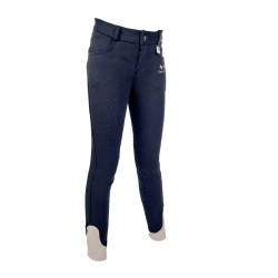 Pantalon Kids Easy basanes en silicone HKM Bleu foncé