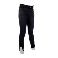 Pantalon Kids Easy basanes en silicone HKM Noir Pantalon Kids Easy basanes en silicone HKM Noir