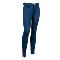 Pantalon Horse Spirit basanes en silicone HKM Bleu foncé