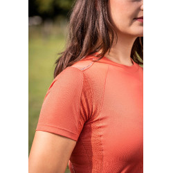 T-shirt Edinburgh Mesh HKM UV 50+ Brandy Marron