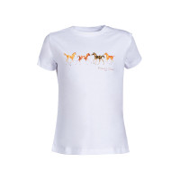 T-shirt enfants Pony Club HKM Blanc
