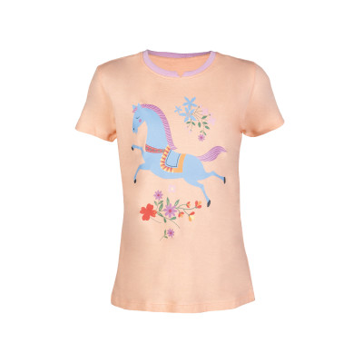 T-shirt Flower Pony HKM Abricot