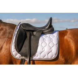 Tapis Dressage Competition HKM Blanc / argenté