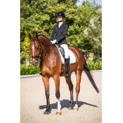 Tapis Dressage Competition HKM Blanc / argenté