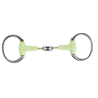 Mors double brisure 16 mm goût pomme HKM Mors double brisure 16 mm goût pomme HKM
