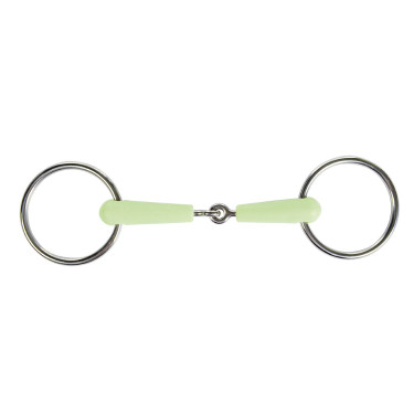 Mors à anneaux 16 mm goût pomme HKM Mors à anneaux 16 mm goût pomme HKM