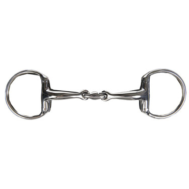 Mors à olive double brisure anatomique 18mm inox HKM Mors à olive double brisure anatomique 18mm inox HKM