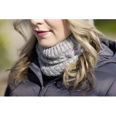 Écharpe tube Lucy HKM Gris clair Écharpe tube Lucy HKM Gris clair
