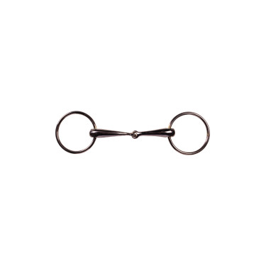 Mors à anneaux anatomiques Rosegold 18 mm HKM Mors à anneaux anatomiques Rosegold 18 mm HKM