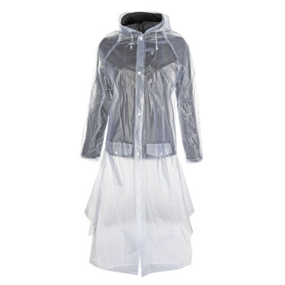 Imperméable transparent avec fente de dos HKM Couleur indicative