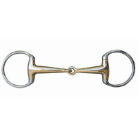 Mors à olive 16 mm maillechort et anneaux inox HKM Couleur indicative Transparent Mors à olive 16 mm maillechort et anneaux inox HKM Couleur indicative Transparent