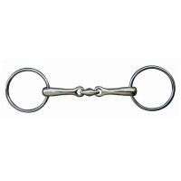 Mors double brisure 18 mm en inox HKM Couleur indicative