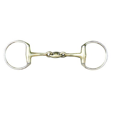 Mors double brisure 16 mm en maillechort HKM Mors double brisure 16 mm en maillechort HKM
