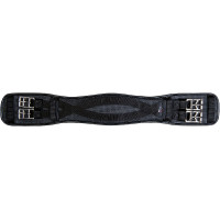 Sangle dressage gel PVC Snap HKM Noir