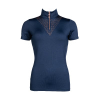 T-shirt  fonctionnel Rosegold Glamour Style HKM Bleu foncé T-shirt  fonctionnel Rosegold Glamour Style HKM Bleu foncé