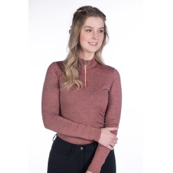 T-shirt  fonctionnel Rosewood Melange HKM Rouille Marron T-shirt  fonctionnel Rosewood Melange HKM Rouille Marron