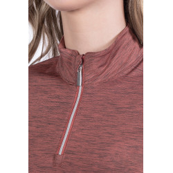 T-shirt  fonctionnel Rosewood Melange HKM Rouille Marron T-shirt  fonctionnel Rosewood Melange HKM Rouille Marron