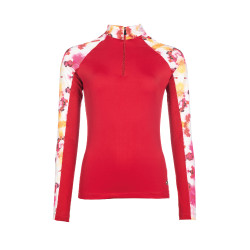 T-shirt fonctionnel Essentials Flower HKM Rouge / pink