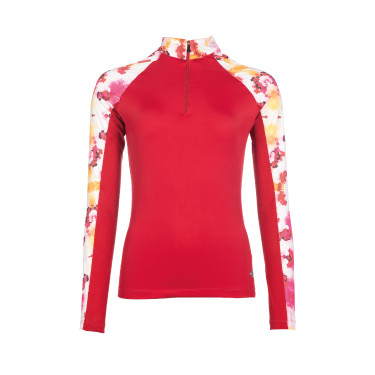 T-shirt fonctionnel Essentials Flower HKM Rouge / pink