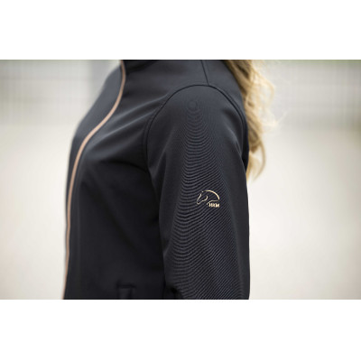 Veste personnalisé VESTE DE SPORT FEMME SOFT SHELL result noir Veste personnalisé VESTE DE SPORT FEMME SOFT SHELL result noir
