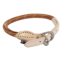 Collier de chien Anam Cara corde HKM Brandy