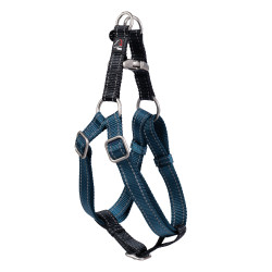 Harnais pour chien StepIn Anam Cara nylon HKM Bleu foncé / pétrole