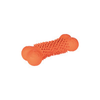 Jouet pour chien Buddy Bone III caoutchouc natu. HKM Orange