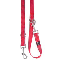 Laisse de dressage pour chiens Anam Cara nylon HKM Rouge