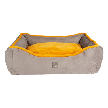 Lit pour chien Anam Cara Comfort HKM Taupe / doré jaune Gris